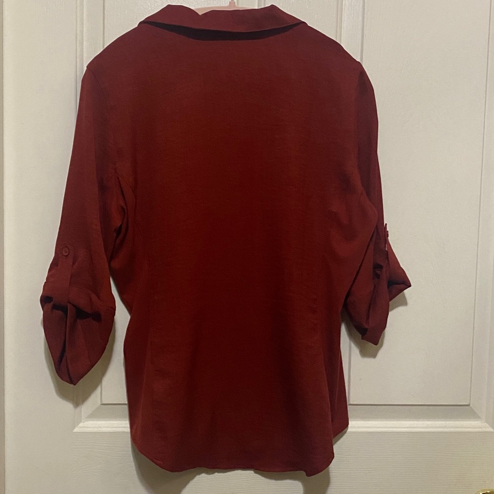 Cavalini Deep Red Top - Picture 5 of 6